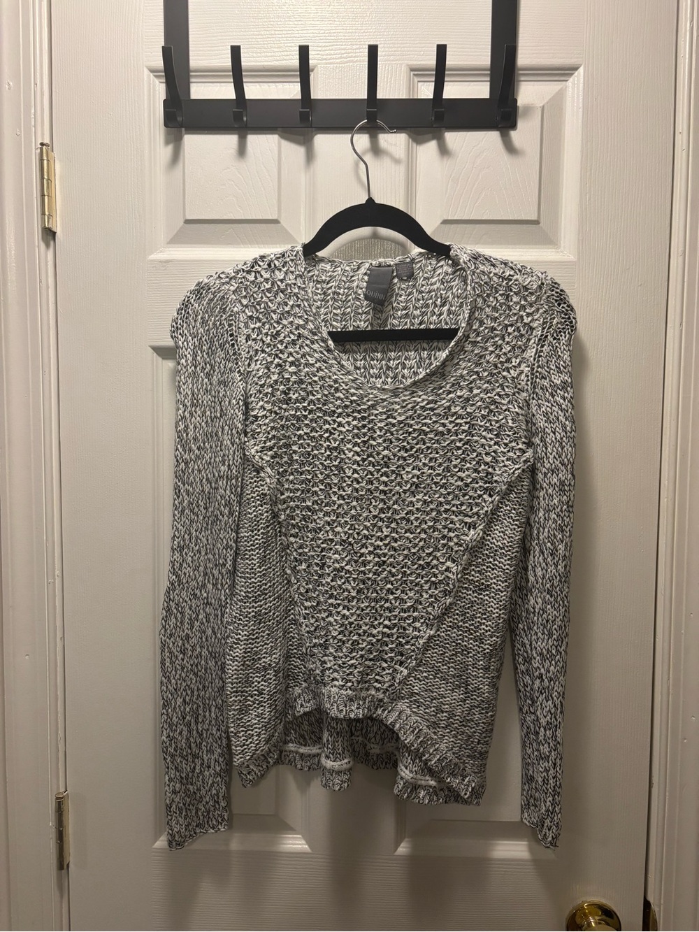 Quinn Gray Marled Crewneck Sweater